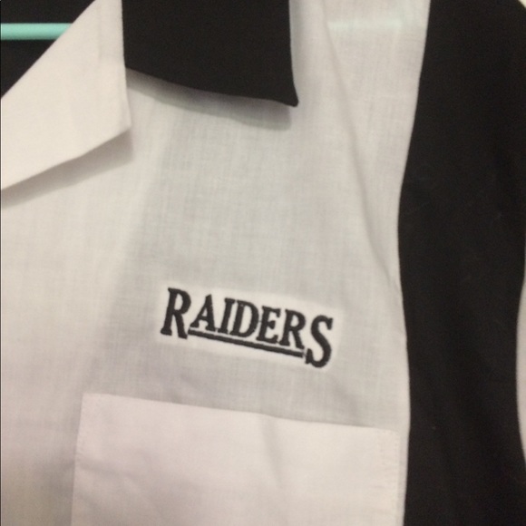 raiders bowling shirt